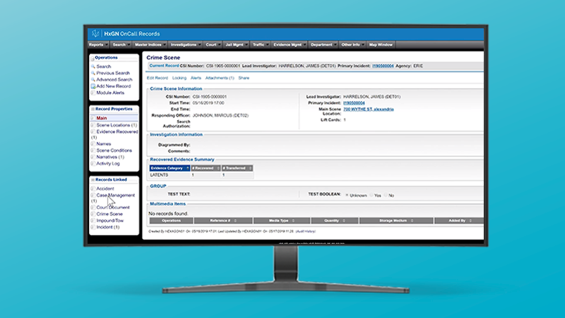 HxGN OnCall Records screenshot
