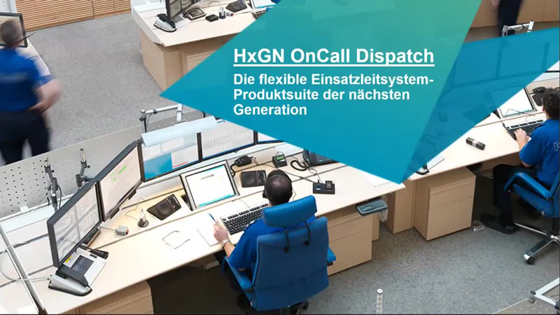 HxGN OnCall Dispatch - Einsatzleitsoftware für Notfall- und Katastrophenmanagement